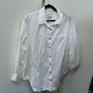 Free people oversized button down